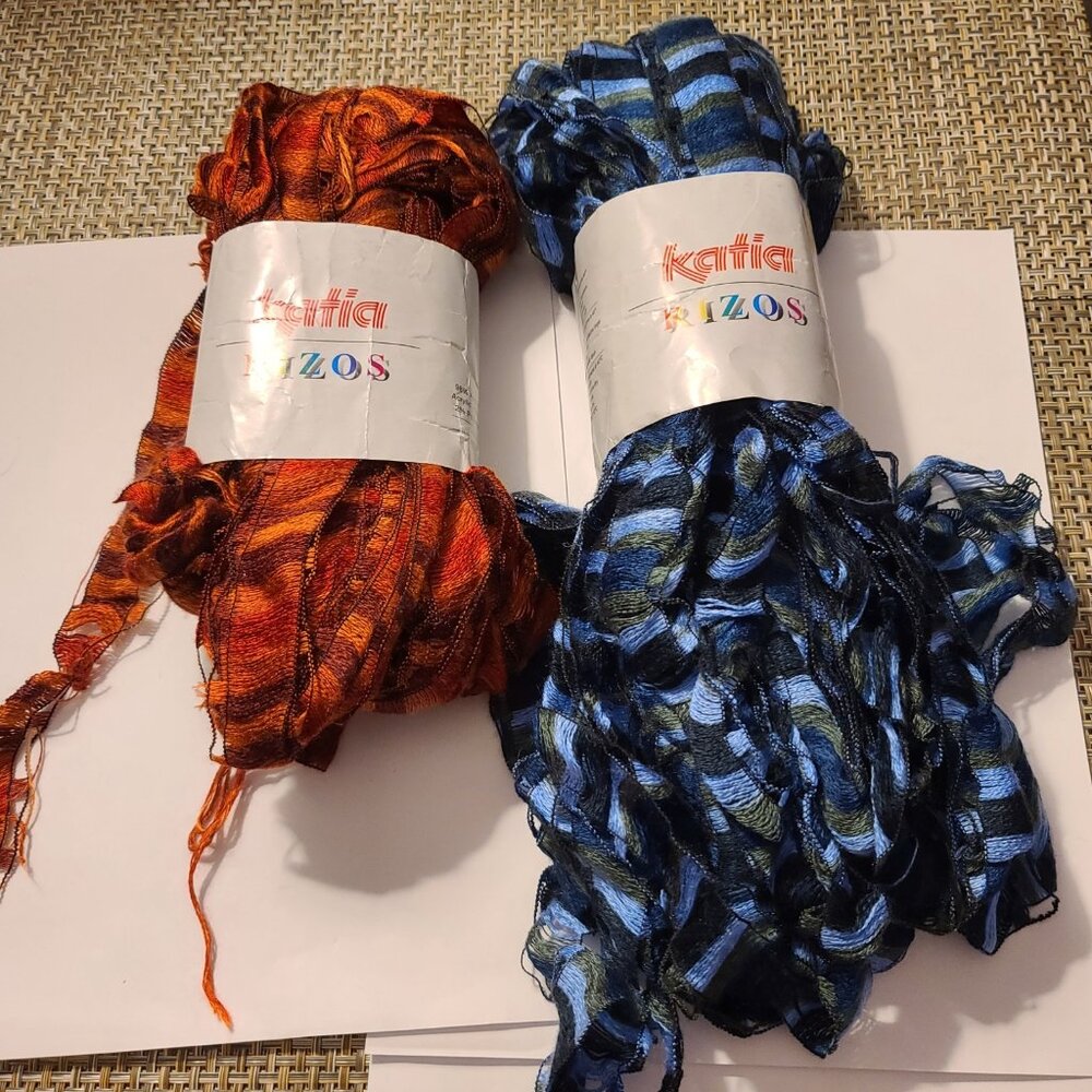 4 Skeins Of Katia Rizos Multicolor Yarn